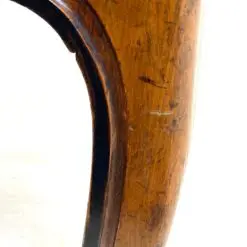 Drožinėtos riešutmedžio kėdės su ratanu 2 vnt. kompl. 50x46x105 cm, 47 cm