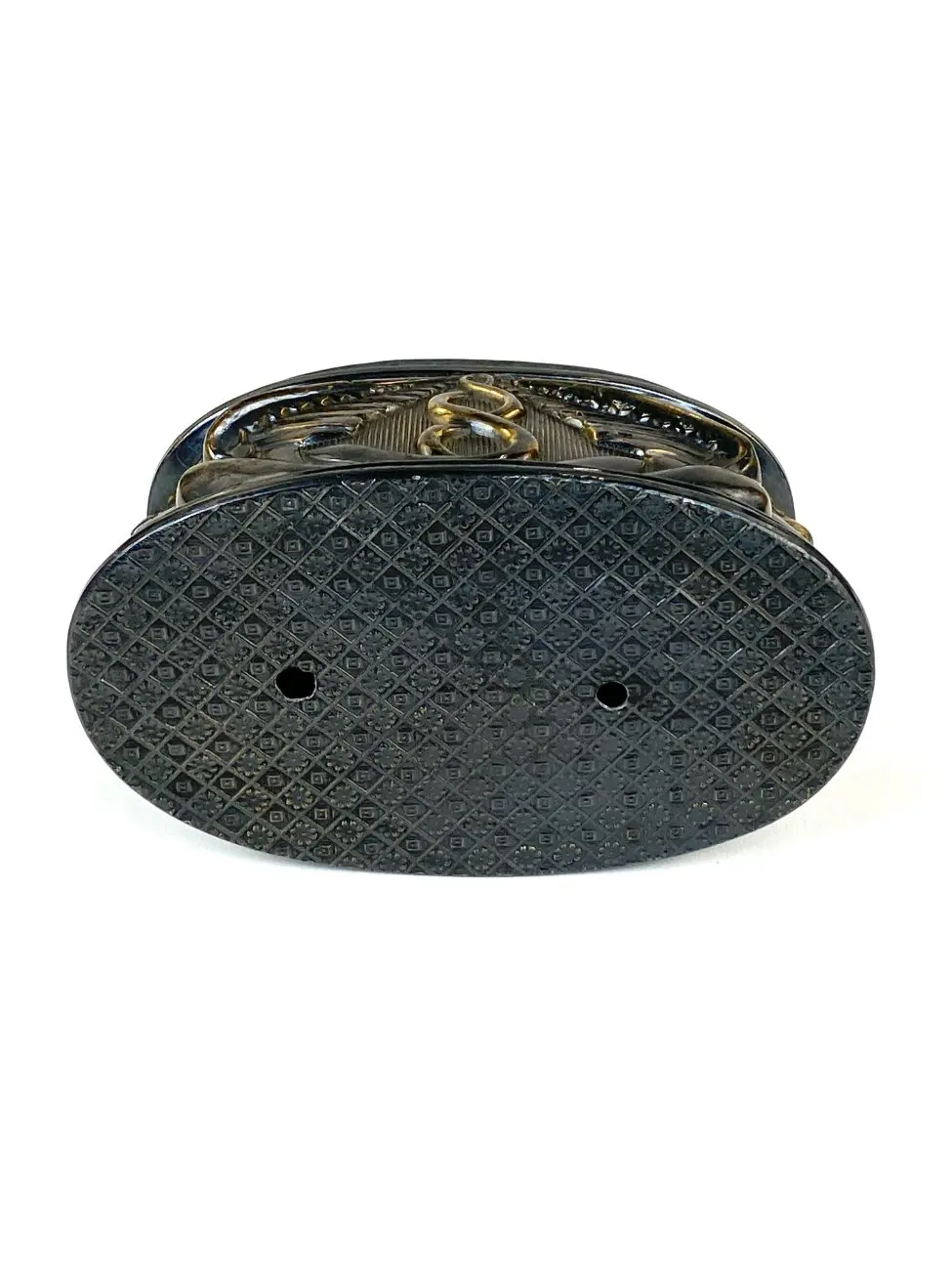DT0436-kiti-indai-14 Ovali metalinė dėžutė su paukščių figūromis 8×12,5×9 cm