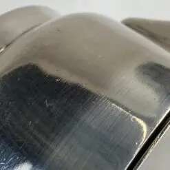 J. G. Galand Art Deco laikotarpio sidabruoto metalo arbatinukas 300 ml 10×16,5×8 cm