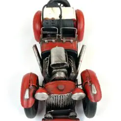 Vintažinio stiliaus metalinis 1920-ųjų laikotarpio lenktyninio automobilio modeliukas 33x13x12 cm
