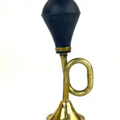 Vintažinis žalvarinis garsinis signalas 20x6x8 cm