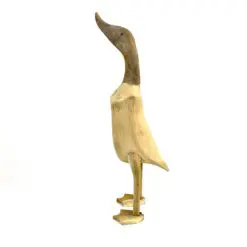 Medinė statula "Antis bėgikė" 19x16x47,5 cm