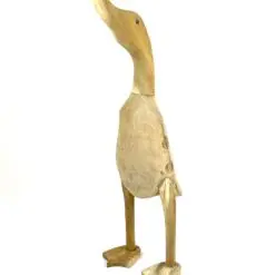 Medinė statula „Antis bėgikė” 17×15,5×44,5 cm