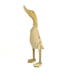 Medinė statula „Antis bėgikė” 17×15,5×44,5 cm