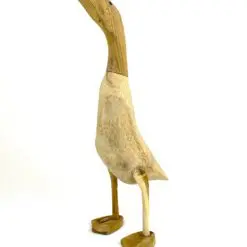 Medinė statula „Antis bėgikė” 20x16x46,5 cm