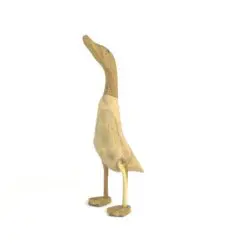 Medinė statula „Antis bėgikė” 20x16x46,5 cm