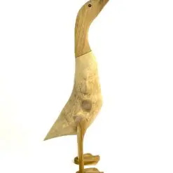 Medinė statula „Antis bėgikė” 20x16x46,5 cm