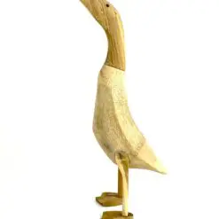 Medinė statula „Antis bėgikė” 20x16x46,5 cm