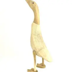 Medinė statula „Antis bėgikė” 20x16x46,5 cm