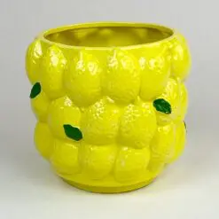 Keramikinis vazonas „Citrinos” 18x18x16 cm
