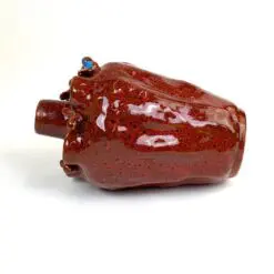 Keramikinė šešių šakų vaza su paukščių figūrėlėmis 13,5×13,5×23 cm