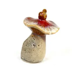 Keramikinė statulėlė "Grybas su paukščiuku" 7x7,5x10 cm