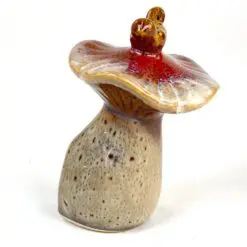 Keramikinė statulėlė „Grybas su paukščiuku” 7×7,5×10 cm