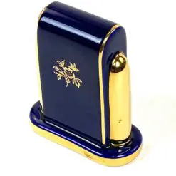 Staiger stalinis kvarcinis laikrodis porcelianiniame Legle Limoges rėme 3,5×7,5×8,5 cm