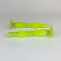 Stiklinės neoninės spalvos žvakidės 2 vnt. komplektas 7,5×7,5×27 cm