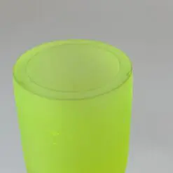 Stiklinės neoninės spalvos žvakidės 2 vnt. komplektas 7,5×7,5×27 cm