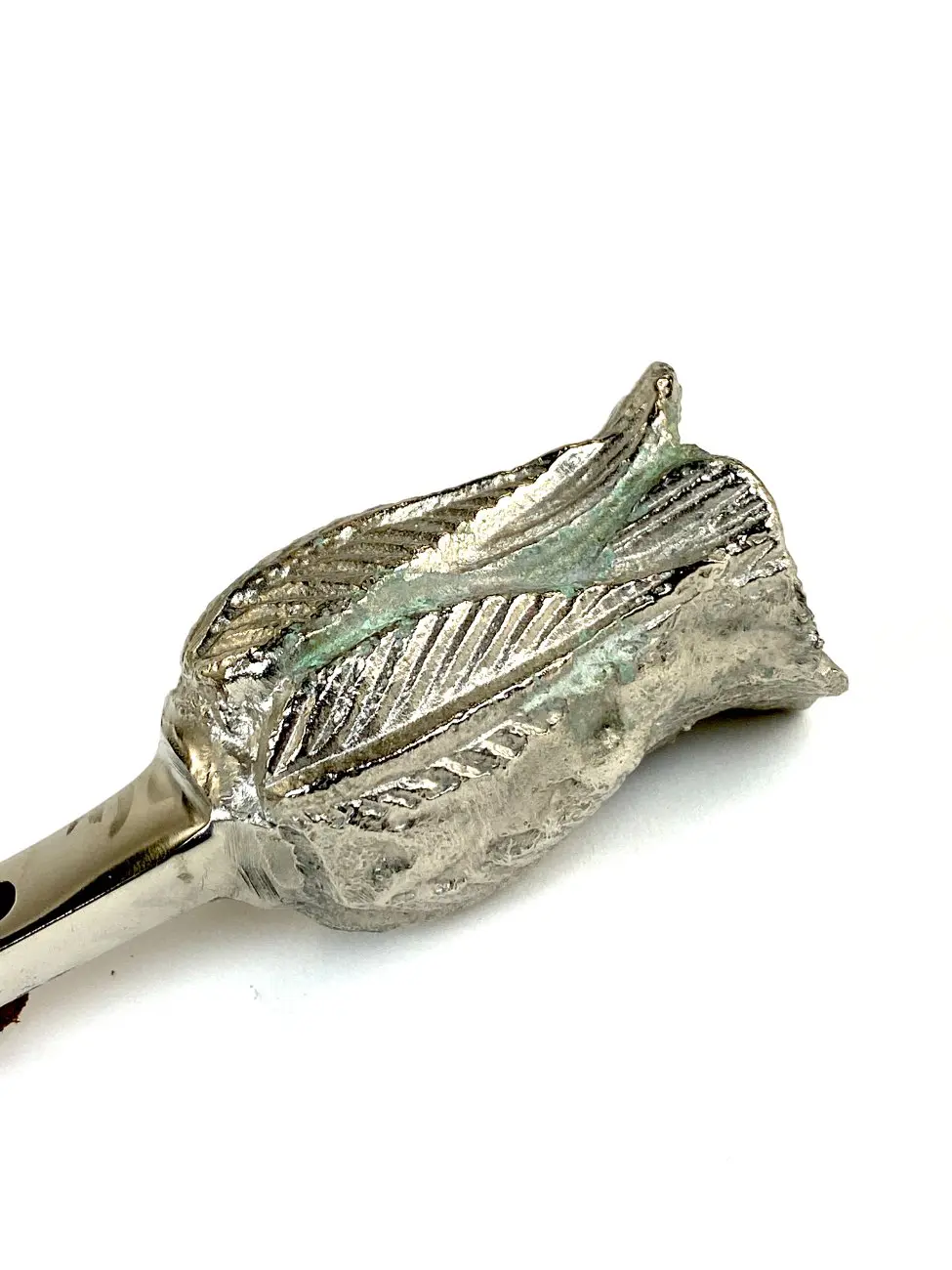 HB0786-irankiai-prietaisai-5 Aliumininis batų šaukštas su gėlės žiedo figūra – rankena 47x5x4 cm