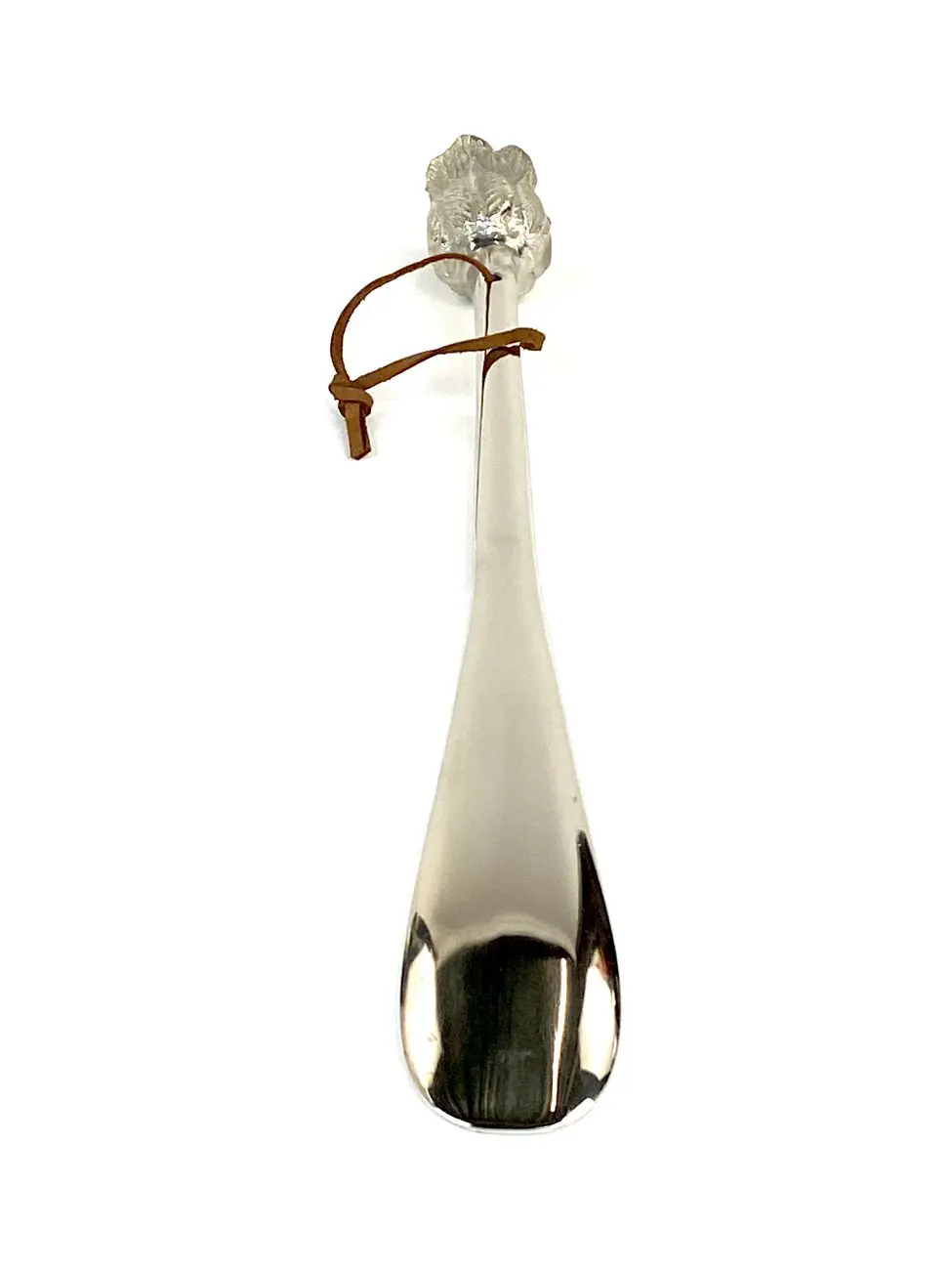 HB0786-irankiai-prietaisai-7 Aliumininis batų šaukštas su gėlės žiedo figūra – rankena 47x5x4 cm