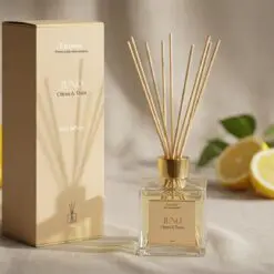 Estelle JUNO Namų kvapas su lazdelėmis Citrus & Yuzu 200 ml 8x8x28 cm