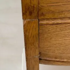 Ąžuolinė rokoko stiliaus keturių durų rūbų spinta 66x221x214 cm