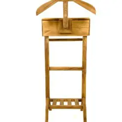 Pastatoma tikmedžio kabykla kostiumui su keturiais stalčiukais 42x50x125,5 cm