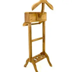Pastatoma tikmedžio kabykla kostiumui su keturiais stalčiukais 42x50x125,5 cm