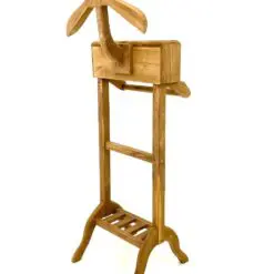 Pastatoma tikmedžio kabykla kostiumui su keturiais stalčiukais 42x50x125,5 cm
