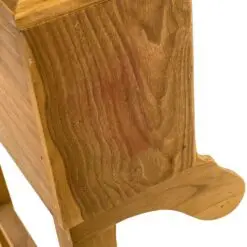 Pastatoma tikmedžio kabykla kostiumui su keturiais stalčiukais 46x50x128 cm