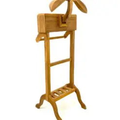 Pastatoma tikmedžio kabykla kostiumui su keturiais stalčiukais 46x50x128 cm