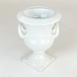 Keramikinė Porcelia Delfts Wit vaza 11x11x16 cm