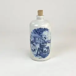 Keramikinis delfto stiliaus butelys su kamščiu 1700 ml 9x9x21 cm