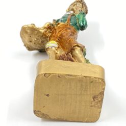 Keramikinė vaiko su vaisių dubeniu statula 7×8,5×24 cm