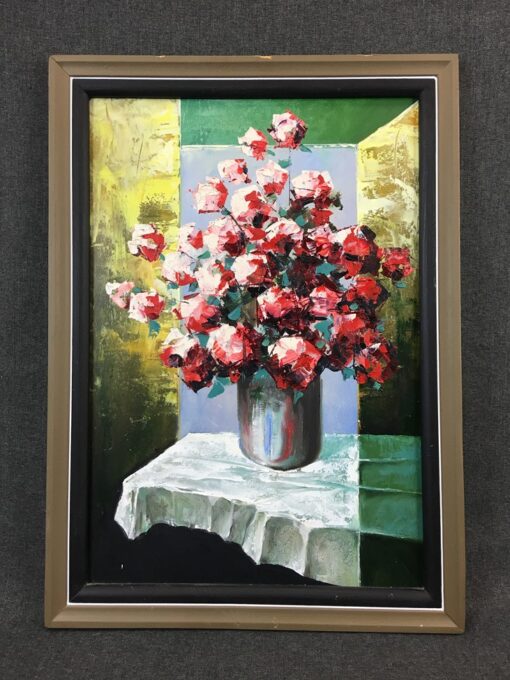 A. Maračinskas, paveikslas “Natiurmortas” 2002 m 49×68 cm