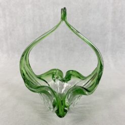 žalio stiklo vaza
