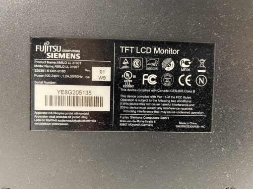 Monitorius “Fujitsu Siemens” 28×44 cm