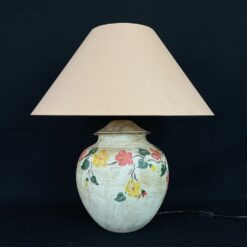 keramikinė stalinė lempa