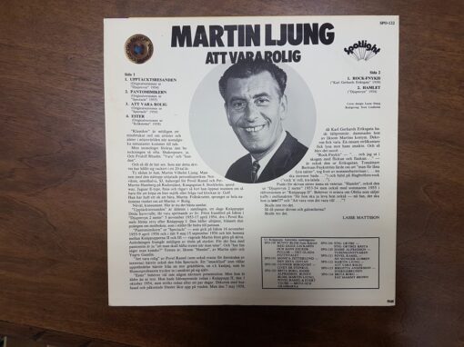 Martin Ljung ‎– 1974 – Att Vara Rolig