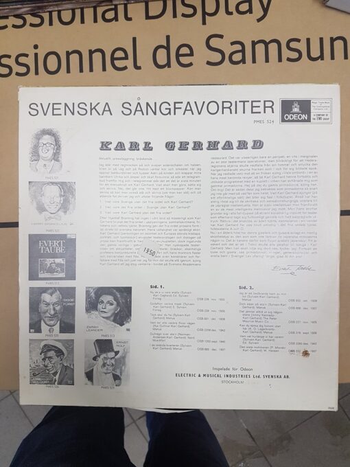 Karl Gerhard – Svenska Sångfavoriter
