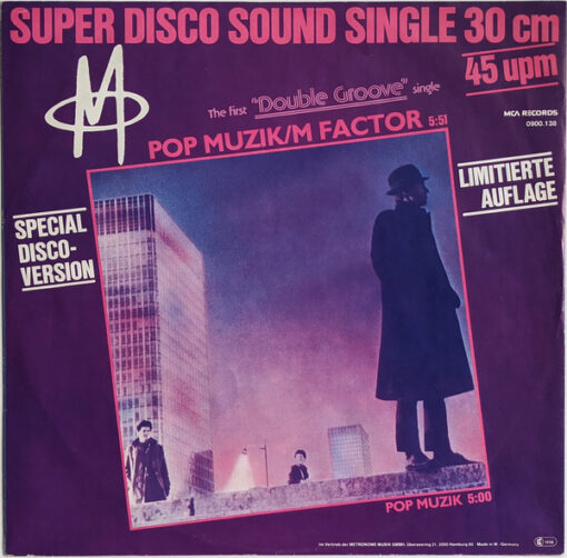 M - 1979 - Pop Muzik / M Factor (Special Disco-Version)