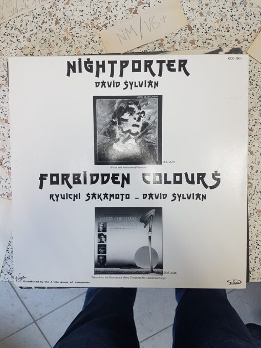Japan / Sylvian / Sakamoto – 1983 – Forbidden Colours / Nightporter