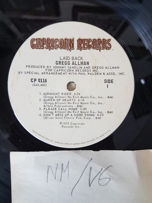 Gregg Allman – 1973 – Laid Back