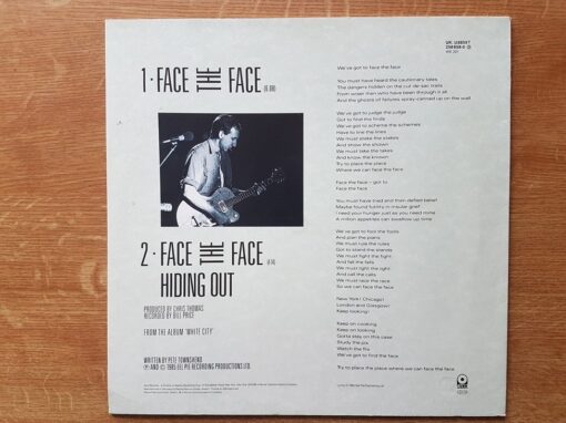 Pete Townshend – 1985 – Face The Face