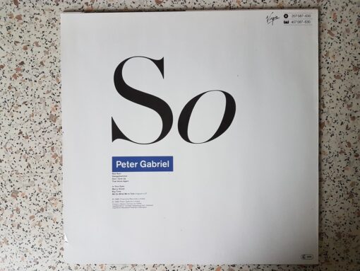 Peter Gabriel – 1986 – So