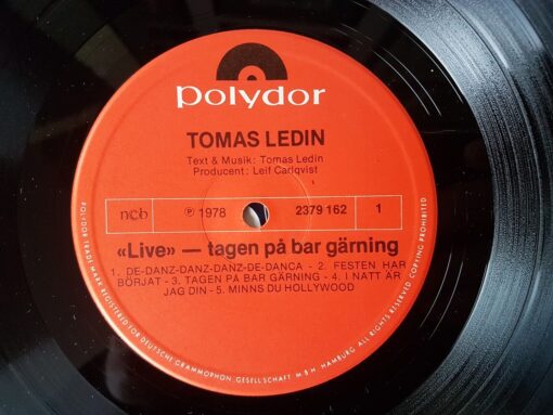 Tomas Ledin – 1978 – Tagen På Bar Gärning – “Live”