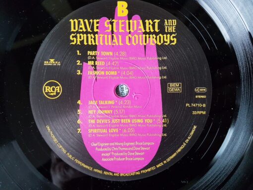 Dave Stewart And The Spiritual Cowboys – 1990 – Dave Stewart And The Spiritual Cowboys