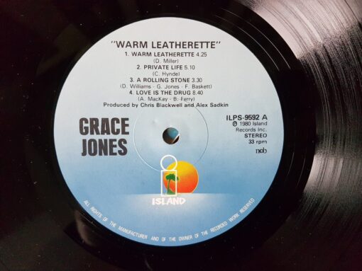 Grace Jones – 1980 – Warm Leatherette