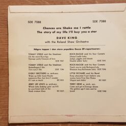 Dave King With The Roland Shaw Orchestra – 1958 – Chances Are / Shake Me I Rattle / The Story Of My Life / I’ll Buy You A Star