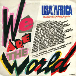 USA For Africa vinyl We Are The World