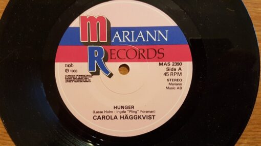 Carola – 1983 – Hunger / Ännu En Dag