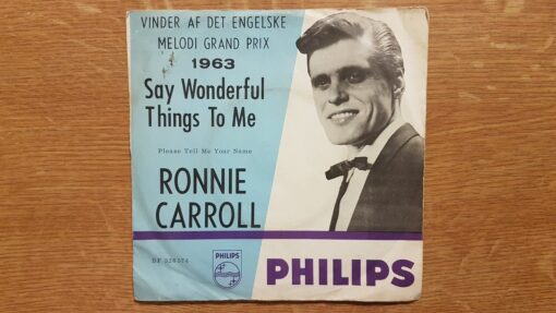Ronnie Carroll – 1963 – Say Wonderful Things